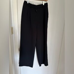 Wilfred Effortless Black Wide-Leg Trousers